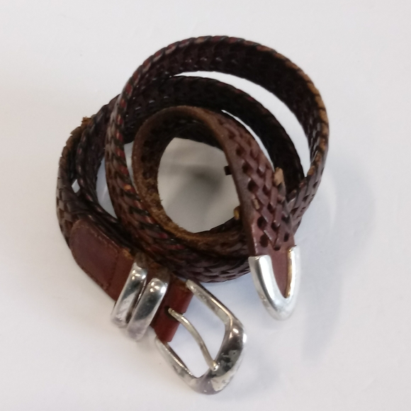 Fossil Other - Fossil Braided Western Distressed Leather Belt